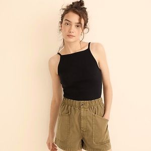 Madewell Apron Sweater Tank in Black